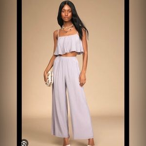 Lulus Purple Two Piece Set
